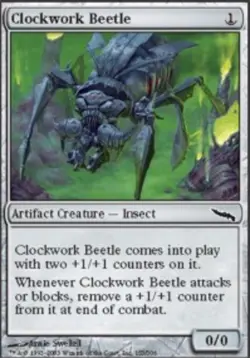Mirrodin - Clockwork Beetle - Foil - Image 1