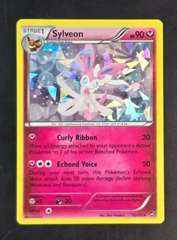 Sylveon 72/111 XY - Furious Fists Holo LP Pokemon TCG Ships FAST - Image 1