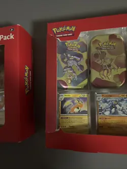 Pokemon Scarlet & Violet 151 (4 Mini Tins + 4 Promo Cards) SAMS CLUB - DAMAGED - Image 4