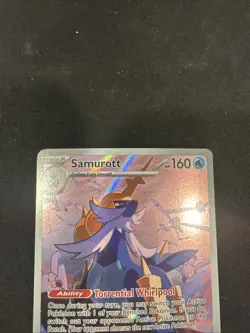 Samurott 107/086 Sv: White Flare Holo - Pokemon TCG Card Illustration Rare IR NM - Image 2