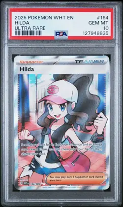 2025 Pokemon SV WHT EN-White Flare #164 HILDA ULTRA RARE PSA 10 - 127948835 - Image 1