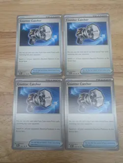 4x Counter Catcher 160/182 Non Holo Playset Uncommon Paradox Rift S & V Pokemon - Image 1