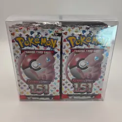 Pokemon Scarlet & Violet 151 lot/36 Booster Packs W/Case MP02 - Image 1
