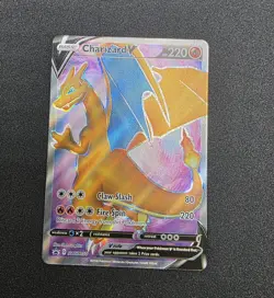 2020 Charizard SWSH050 Black Star Promo Card Champions Path Pokemon Card - Image 1
