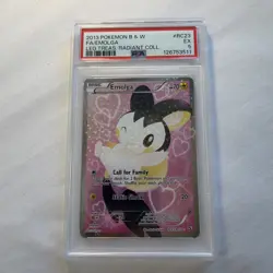 2013 POKEMON B&W LEGEND TREASURES RADIANT COLLECTION FULL ART/EMOLGA PSA 5 - Image 1