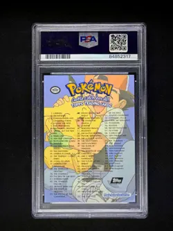 topps Pokemon The First Movie Rainbow Foil Checklist Autographed Veronica Taylor - Image 2
