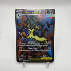 Mega Lucario Ex 160 Ultra Rare Mega Evolutions Pokemon Card - Image 1