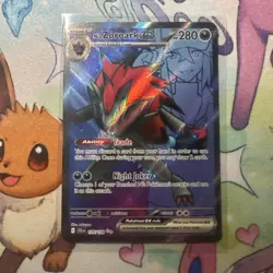 N's Zoroark ex 175/159 Journey Together 2025 Holo Rare Full Art Pokemon Card TCG - Image 1