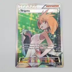 Pokemon TCG Brigette 161/162 XY Breakthrough Ultra Rare Full Art Trainer NM - Image 1