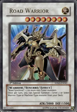 Road Warrior - Ultra Rare 1st Edition 5DS2-EN041 - LP - YuGiOh - Image 1
