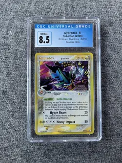 CGC 8. 5 Gyarados EX Holon Phantoms 8/110 Reverse Holo STAMPED Pokemon Card - Image 1