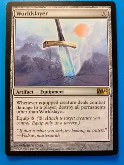 MTG 1x Worldslayer # 222 Core Set 2012 M12 Modern Magic the Gathering Card x1 NM - Image 1