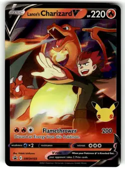 Pokemon TCG SWSH: Sword & Shield Promo Cards #SWSH133 Lance's Charizard V NM - Image 1