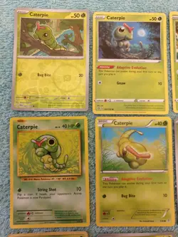 CATERPIE & METAPOD BUNDLE OF POKEMON CARDS - Image 2