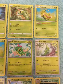 CATERPIE & METAPOD BUNDLE OF POKEMON CARDS - Image 3