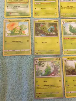 CATERPIE & METAPOD BUNDLE OF POKEMON CARDS - Image 4