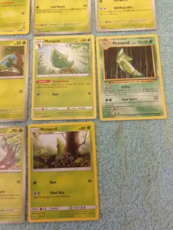 CATERPIE & METAPOD BUNDLE OF POKEMON CARDS - Image 5