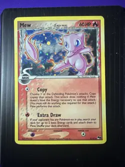 Pokemon TCG Mew Pop Series 5 Promo Holo Card 3/17 Delta Species, Pokeball Error - Image 1