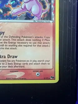 Pokemon TCG Mew Pop Series 5 Promo Holo Card 3/17 Delta Species, Pokeball Error - Image 4