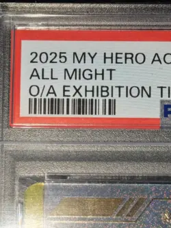 PSA9 My Hero Academia ALL MIGHT Original Art Exhibition Promo Card Japanese - Image 3