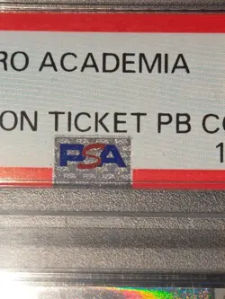 PSA9 My Hero Academia ALL MIGHT Original Art Exhibition Promo Card Japanese - Image 4