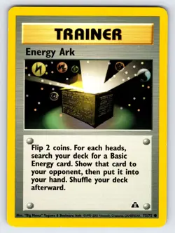 Energy Ark 75/75 2001 Neo Discovery Pokemon Card Nintendo Vintage WOTC - Nm/Vlp - Image 1