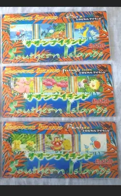 Vintage Pokemon Japanese Southern Islands Complete Set of 18 Cards 6 Sets Sealed - Image 3