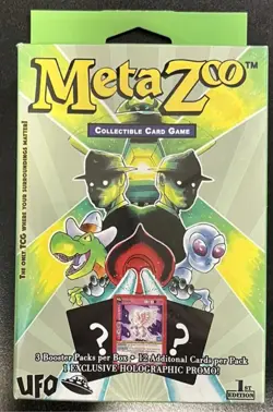 MetaZoo Collectible Card Game UFO 1st Edition Hanger Box w/ 1 Exclusive Promo - Image 1