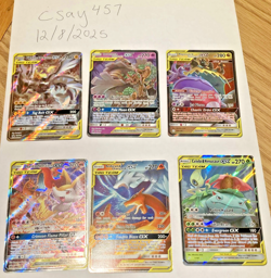 Pokemon TCG Tag Team Lot of 6 Sun & Moon - Image 1