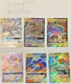 Pokemon TCG Tag Team Lot of 6 Sun & Moon - Image 2