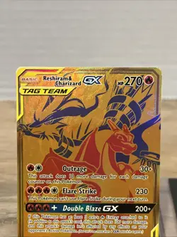 Reshiram & Charizard GX SM247 Sm Holo, Pack Fresh Free Shipping, Pokemon TCG - Image 3