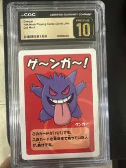 Pokemon 2019 Gengar Old Maid CGC Pristine 10 - Image 1