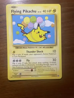 Pokemon - Flying Pikachu [110/108] XY Evolutions-Secret Rare Nm/LP - Image 1