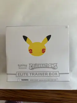 Sealed Pokemon TCG: 25th Anniversary Celebrations Elite Trainer Box (2021) 820650809439 - Image 1