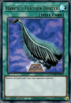 Harpie's Feather Duster - Ultra Rare 1st Edition MAMA-EN076 - LP - YuGiOh - Image 1