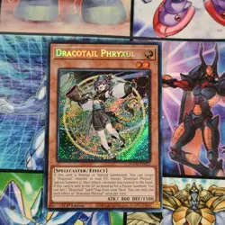 Yugioh Dracotail Phryxul DOOD-EN023 1st Edition Secret Rare - Image 1
