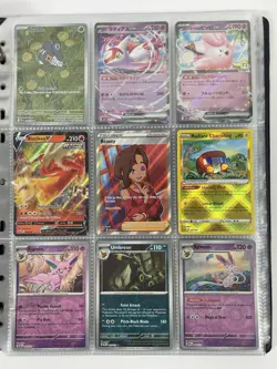 Pokemon Card Collection Binder Lot Holo Rare Full Art Charizard Pikachu Jirachi - Image 5