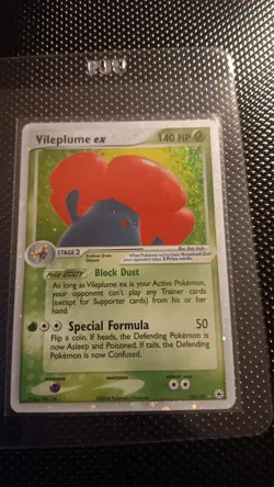 Vileplume EX 100/101 - 2004 Hidden Legends Holo - Rare Pokemon TCG Card LP/MP - Image 2