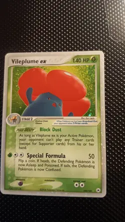 Vileplume EX 100/101 - 2004 Hidden Legends Holo - Rare Pokemon TCG Card LP/MP - Image 4
