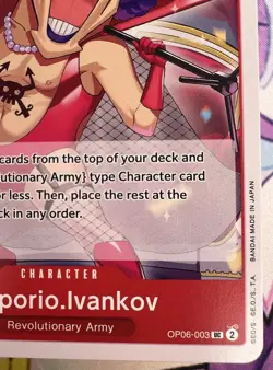 ✨1c Start✨ Emporio.lvankov OP06-003 UC One Piece Trading Card Game 🪭 - Image 2
