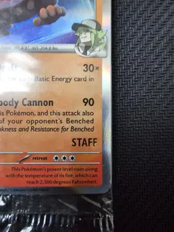Pokemon Journey Together Sealed STAFF Promo Set (4 Cards) - Near Mint Unplayed - Image 3