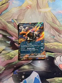 Pokemon TCG Houndoom EX SVP 103 Black Star Promo Card NM Condition - Image 1