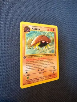 Pokemon TCG Kabuto Fossil 1st Edition Common Card 50/62 - Image 3