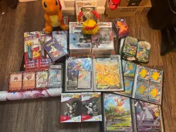 Pokemon collection binders 2000 plus rare cards!!! Plushes!! Figures!! and more! - Image 1
