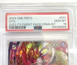 One Piece Card Uta PSA 10 2023 CS Event Pack Finalist Promo English - Image 2