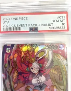 One Piece Card Uta PSA 10 2023 CS Event Pack Finalist Promo English - Image 5