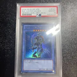 PSA 10 GEM MT Black Luster Soldier Ultra Rare Yu-Gi-Oh OCG Trading Card - Image 3