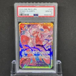 PSA 10 One Piece Japanese Card Awakening Of The New Era Monkey D. Luffy Secret - Image 1