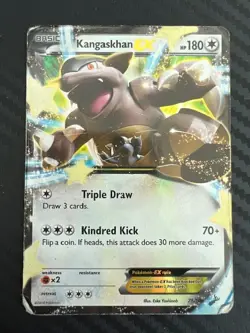 Pokemon TCG Kangaskhan EX Holo Rare Card 78/106 XY Flashfire DMG - Image 1