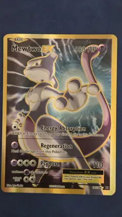 Pokemon TCG Mewtwo EX 103/108 Ultra Rare Holo Card XY Evolutions - Image 1